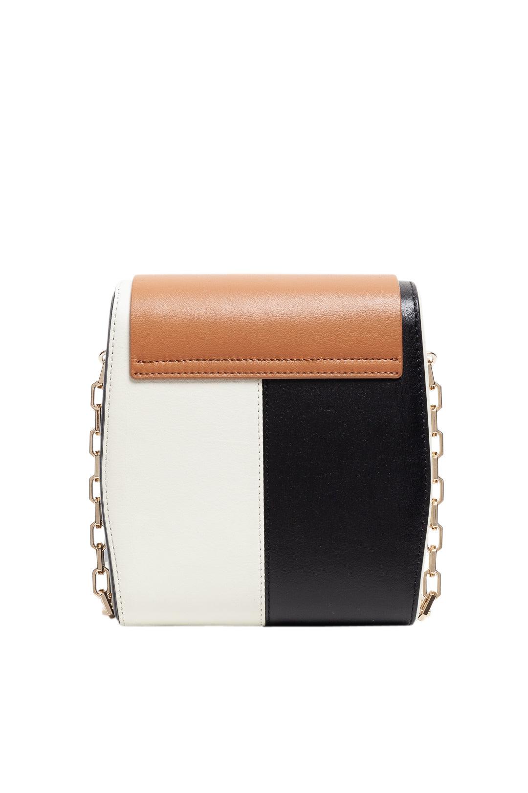 THE VOLON-Color-black leather shoulder bag-dgallerystore