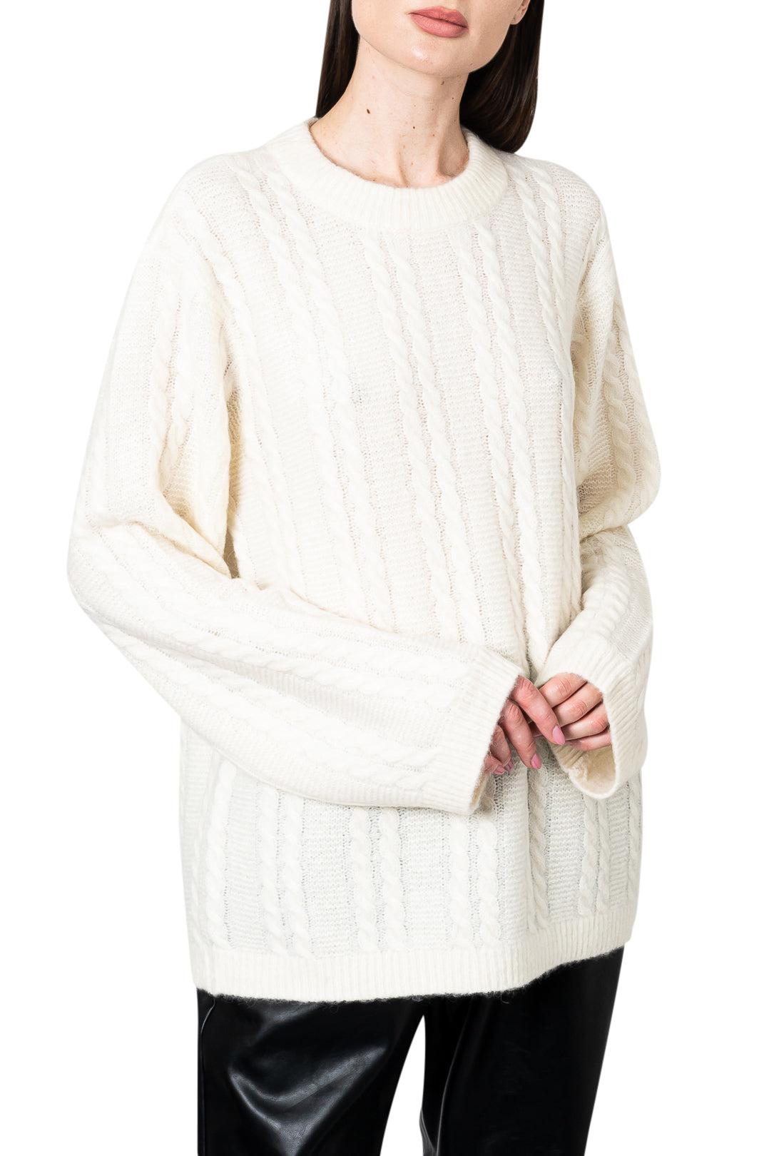 The Garment-Alpaca and wool cable sweater-18240-dgallerystore