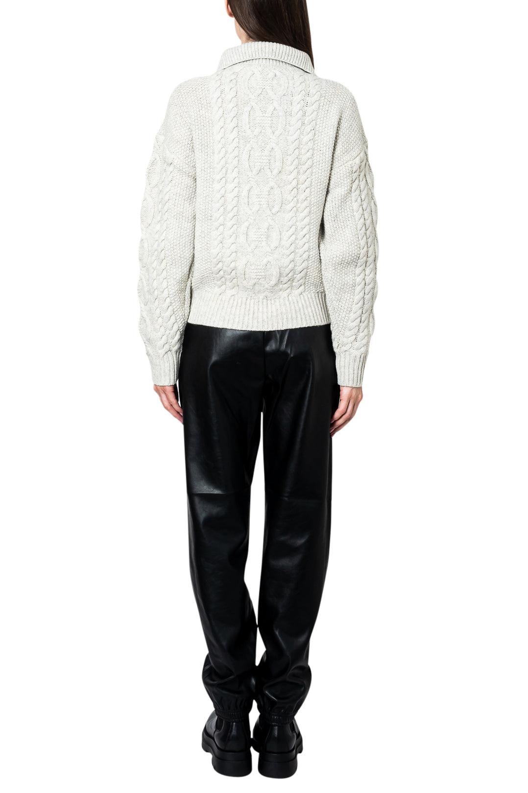 The Garment-Knit cable turtleneck sweater-18422-dgallerystore