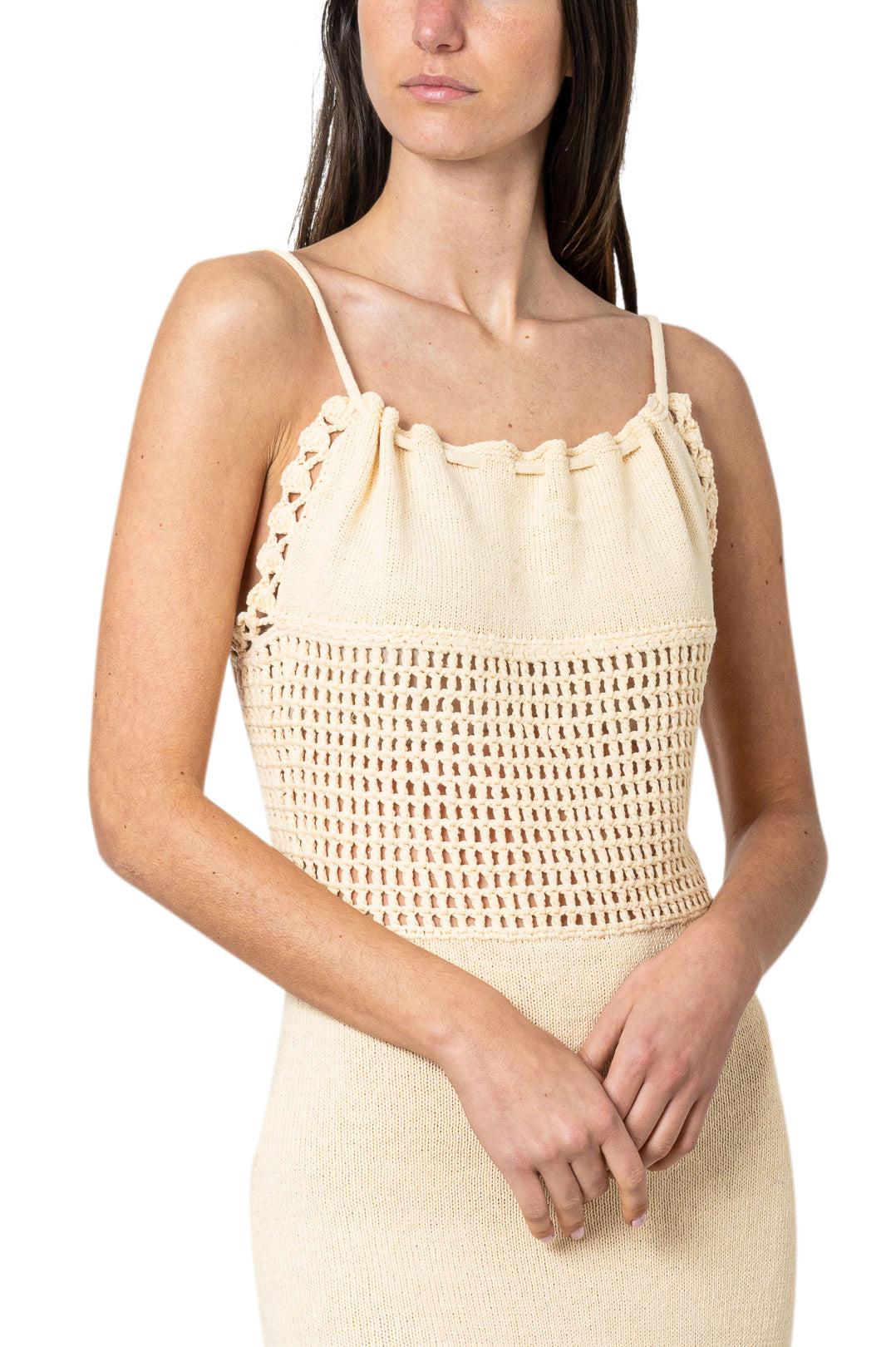 The Garment-Knit linen mini dress-dgallerystore