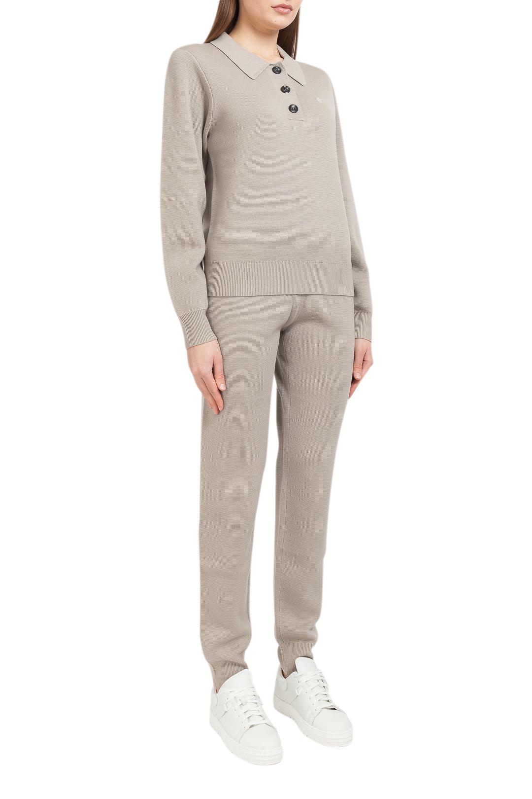 The Garment-Merino wool sweater with classic collar-dgallerystore
