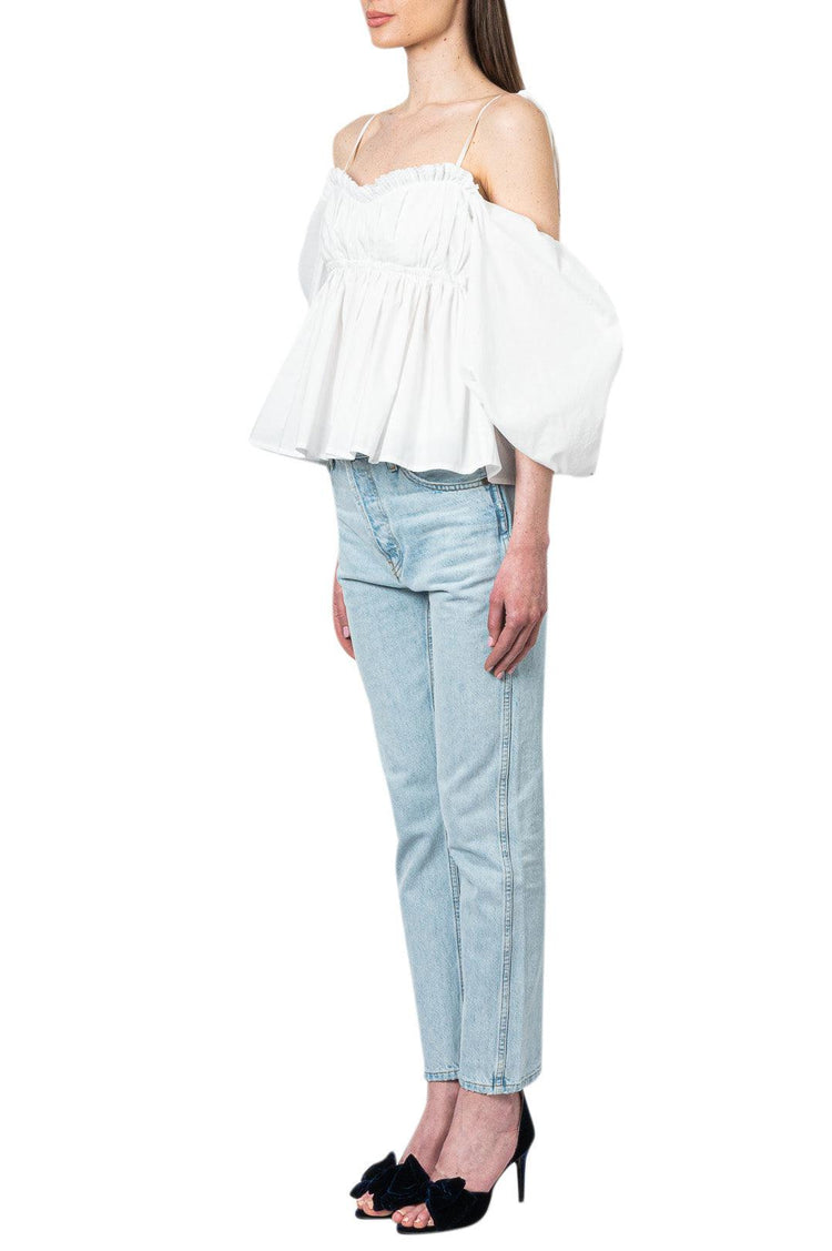 The Garment-Ruffled off-shoulder top-18141-dgallerystore