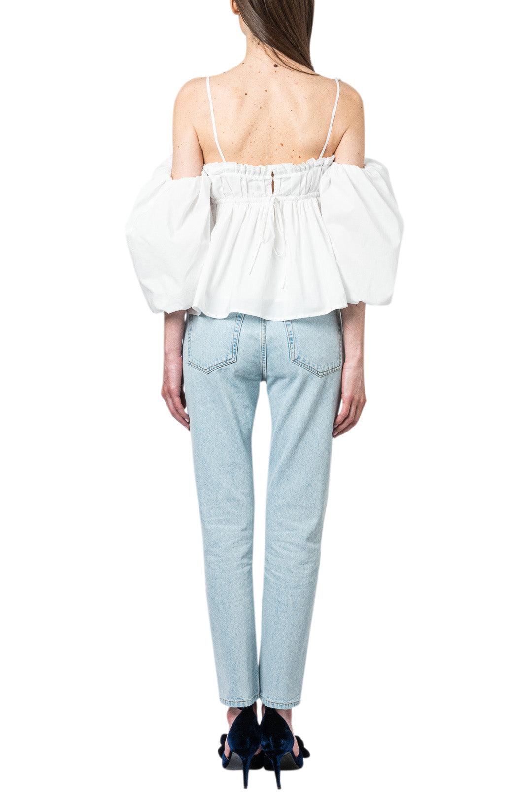 The Garment-Ruffled off-shoulder top-dgallerystore