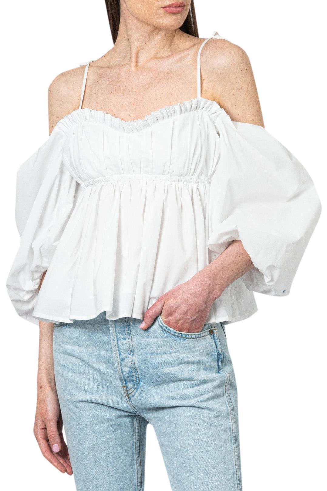 The Garment-Ruffled off-shoulder top-dgallerystore