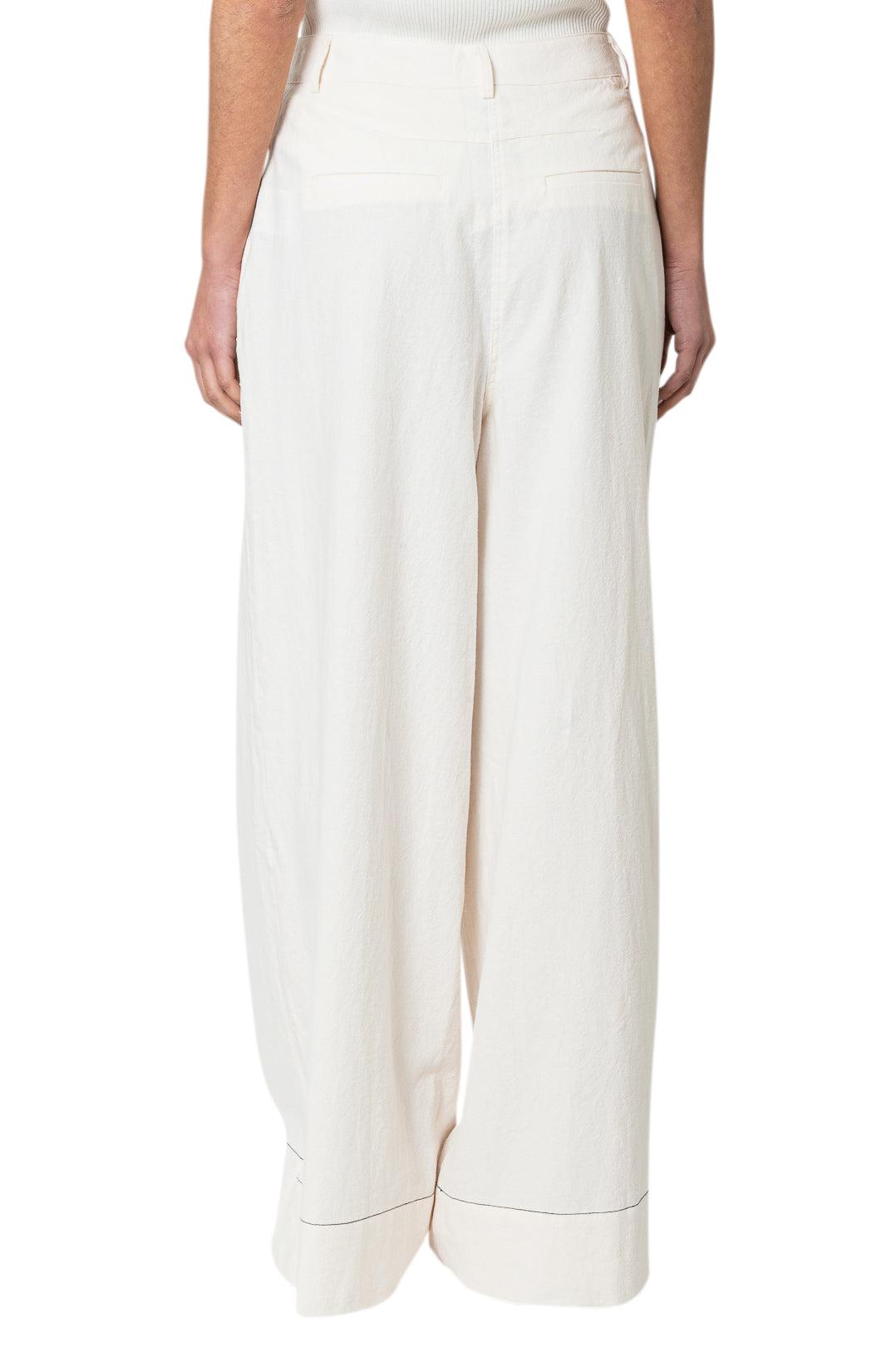 The Garment-Tailored linen full-cut trousers-dgallerystore