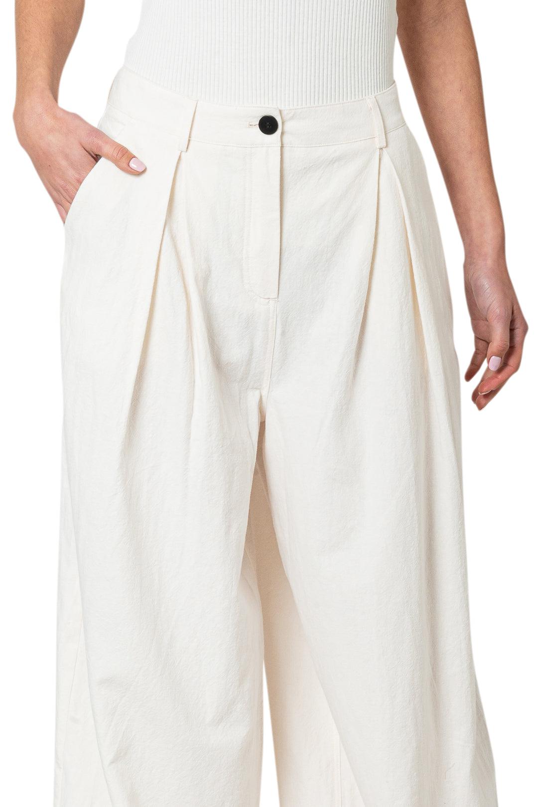 The Garment-Tailored linen full-cut trousers-dgallerystore