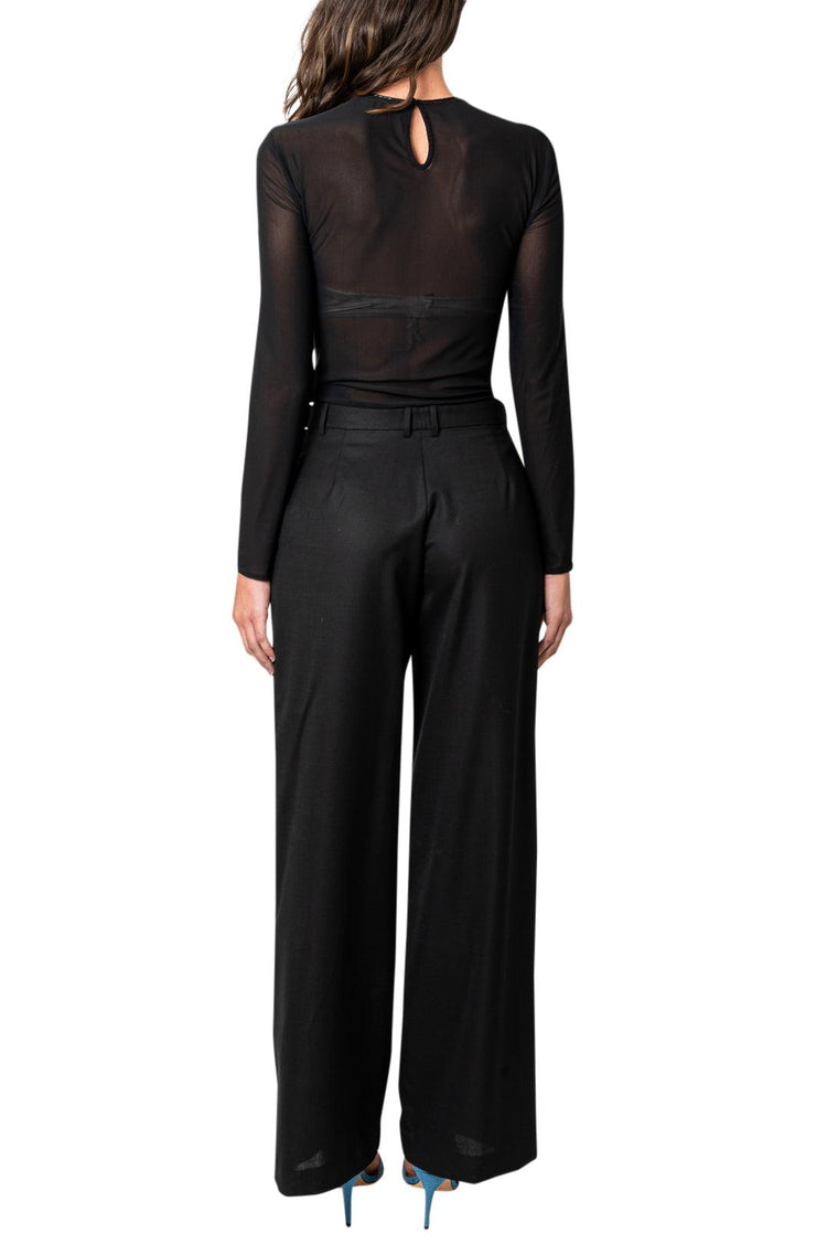 The Garment-Wool full-cut tailored trousers-dgallerystore